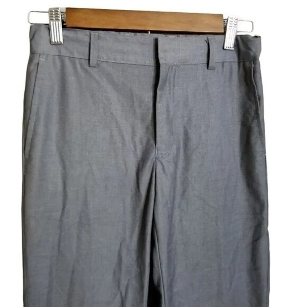 Gioberti Boys Size 10 Gray Solid Dress Pants - Picture 2 of 8